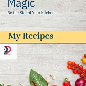 Blank Recipe Book to Write In | DIY Family Cookbook for Home Cooks
