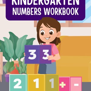 Colorful Kindergarten Math Workbook: Numbers & Counting for Ages 4–6