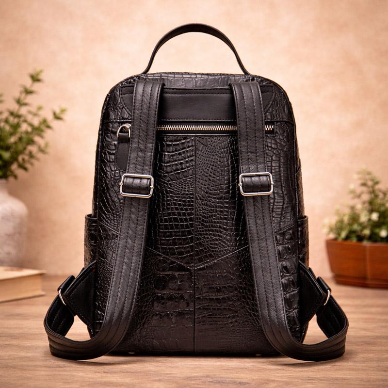 Handmade Patchwork Leather Backpack, Vintage Boho Embossed Multi Color ...