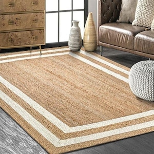 Jute Runner Rug - Scalloped Runner Rug, Bohemian Scallop Rug, Natural Jute Rug, Scalloped Jute Rug, Jute Scallop Rug Sisal Runner Custom Rug