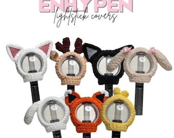 ENHA handmade crochet lightstick cover