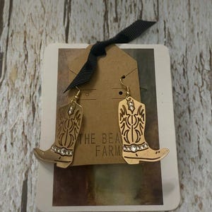 Statement Cowboy Boot Ohrringe