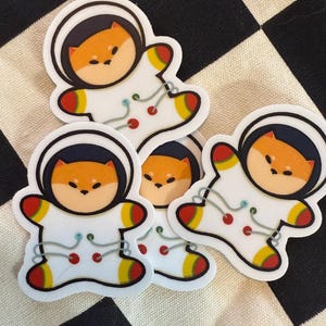 Shiba Inu Stickers – Cute, Quirky, Kawaii Dog Vinyl Sticker Pack | Kiyoshi the Dog  | Planner Stickers, Laptop Decals, Water Bottle Stickers