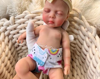 12inch Full Body Silicone Reborn Baby Girl Doll