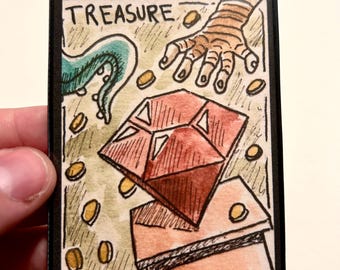 Treasure MTG Watercolor token pack