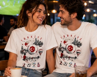 Turkey Football Fan T-Shirt, World Soccer 2026, Turkish Soccer Tee, Unisex Futbol Shirt