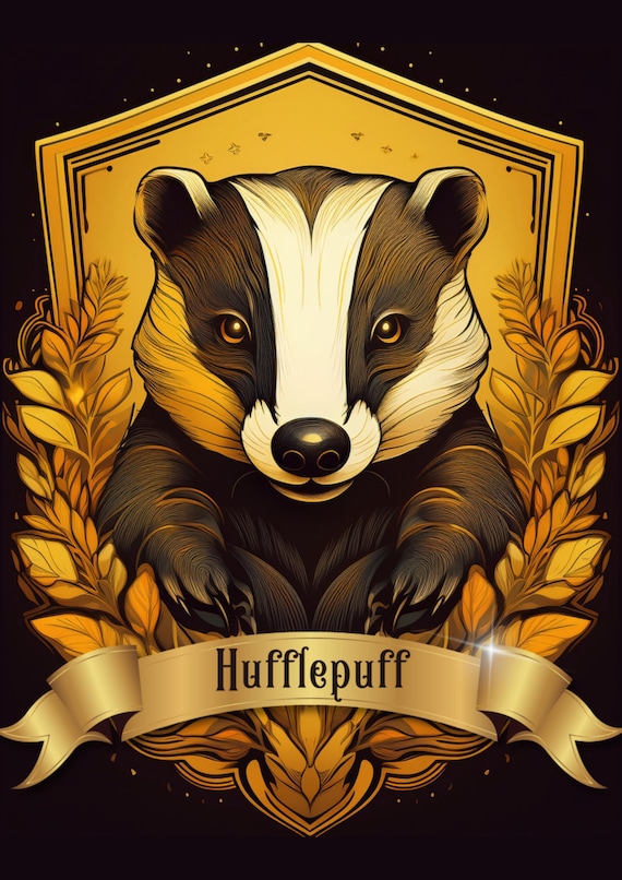 Hufflepuff Animal Honey Badger