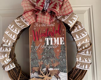 Rustic Christmas Wreath|Lodge +Western Collection