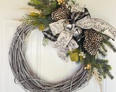 Jingle Bell Wreath-Silver Wreath-Sleigh Bells-Silver Bells-Silver Wreath-Grey and Silver Wreath-New Years Decor-Silver Bells Door Wreath