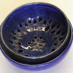 Blue and White Berry Bowl image 1