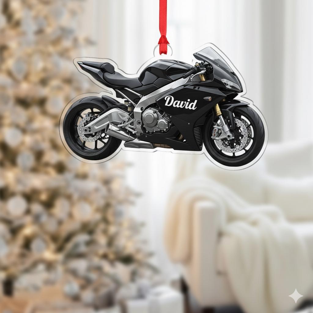 Motorcycle Ornament UK