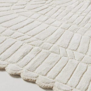 Anthropologie Julia Handmade Tufted Wool Area Rug For Bedroom Livingroom Office Kitchen Nursery Entryway modern Rug