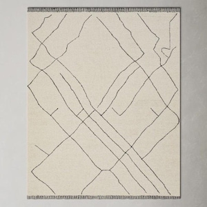 Anthropologie Julia Handmade Tufted Wool Area Rug For Bedroom Livingroom Office Kitchen Nursery Entryway modern Rug