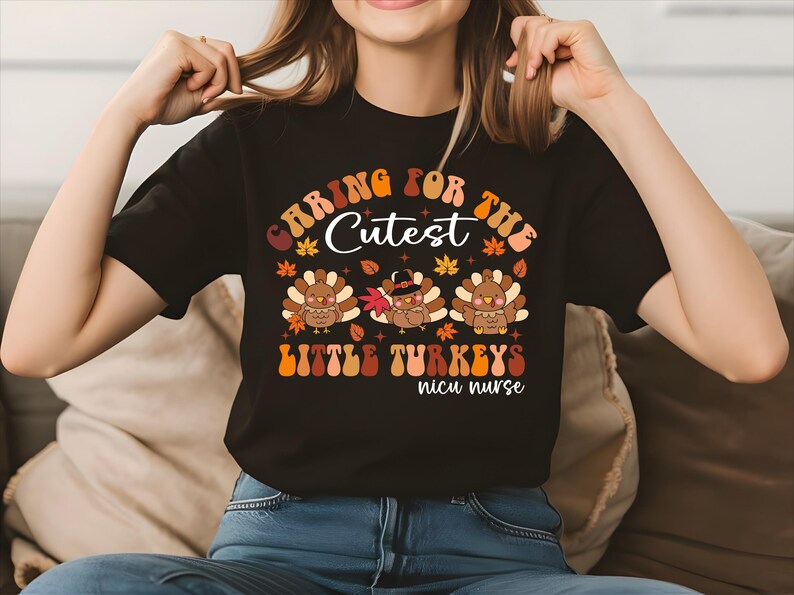 Caring for the Cutest Turkeys PNG • Nicu Nurse Thanksgiving Design ...