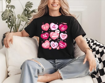 Labor and Delivery Nurse Valentine PNG • L&D Nurse Love Sublimation Design • Maternity OB Nurse Valentine’s Day PNG Download