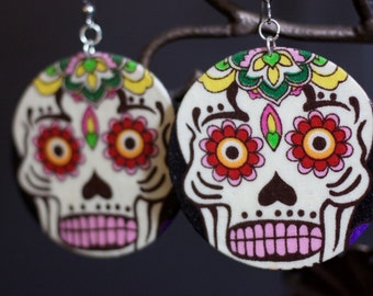 Sugar Skull (Dia De Los Muertos) Earrings