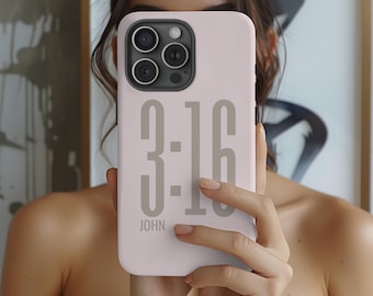 Christian Phone Case with Bible Verse, Custom Bible Verse Case for iPhone, Religious Phone Case for iPhone 16,15,14,13,12,Pro Max, Samsung