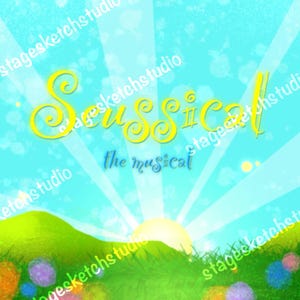 Seussical the Musical Poster – Broadway Art - Digital Download