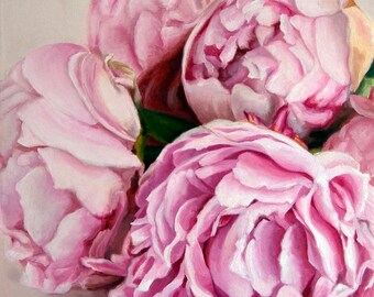 Peonies 01 Fine Art Flower Print