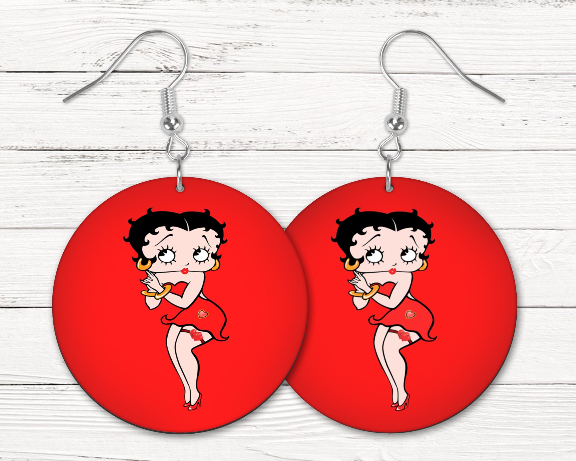 Classic Betty Boop Earrings Betty Boop Gifts Betty Boop Jewelry