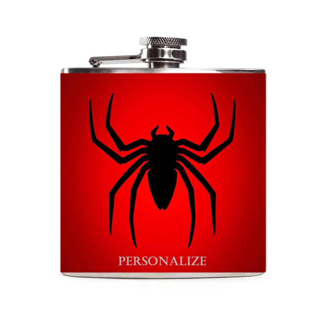 8 oz. liquor flask, Red Devil – vintage, hip flask, cute, cool, funny,  birthday gift, retro, guys gift, mens gift