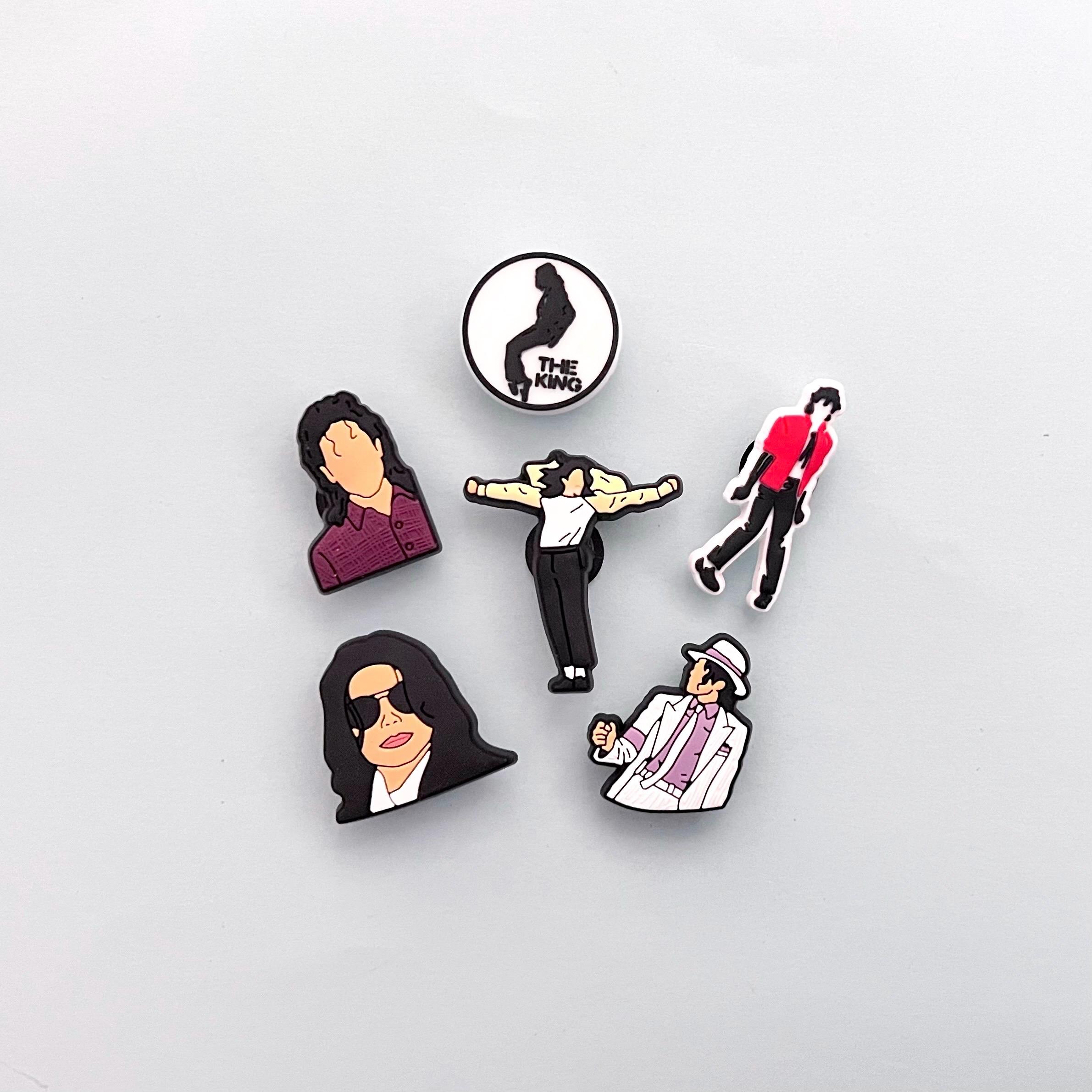 アクセサリー MJ MJ King of Pop Charms - Singer Artist Michael Zombie Shoe Charms