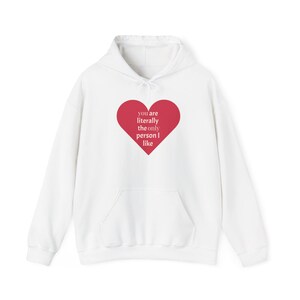 Heartfelt Hoodie: Perfect Gift for Loved Ones, Cozy Casual Wear, Valentine&#39;s Day Sweatshirt, Unisex Style, Everyday Comfort