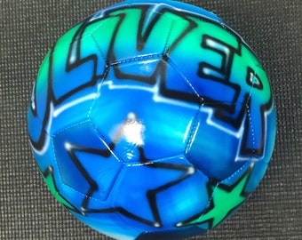 Soccer Ball with Stars Personalized