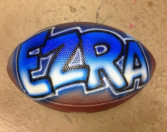 Airbrushed Regulation Sized Footballs