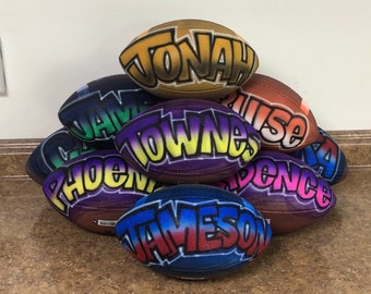 Airbrushed Regulation Sized Football