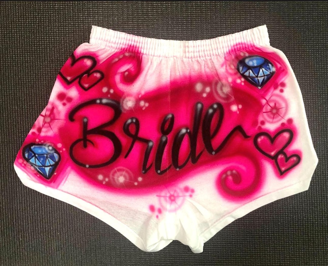 Girls Airbrushed Logo Shorts