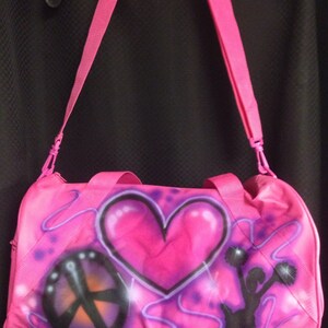 Airbrush Duffle Bags. Personalized  sports bag, gym bag