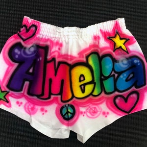 Girls Airbrushed Logo Shorts main image 0