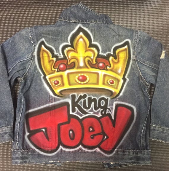 custom airbrush jean jacket