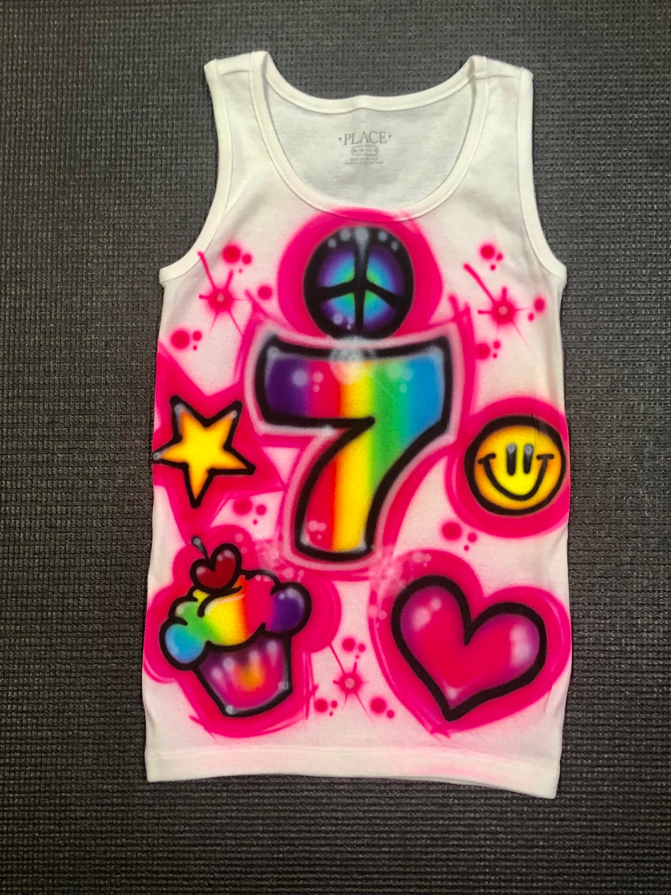 Kids Airbrush Tank Top