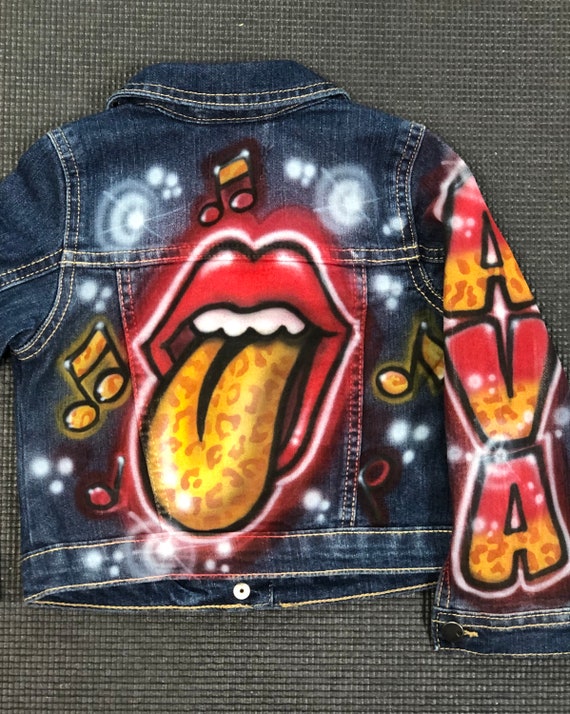 Custom Airbrushed Jean Jacket - Etsy