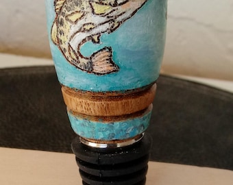 Bass Bottle Stopper