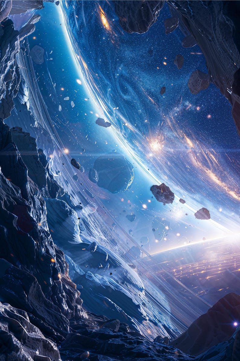 Deep Orbit — Planetary Phone Wallpaper | Celestial Wallpaper | Cosmic ...