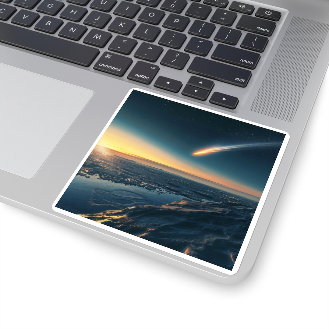 Comet Sticker Decal | Celestial Event Art - Etsy