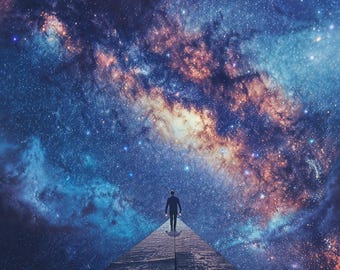 Cosmic Art | Celestial Mobile Wallpaper | The Path Beyond