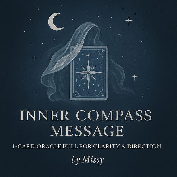 Inner Compass Message: 1-Card Oracle Pull for Clarity & Direction