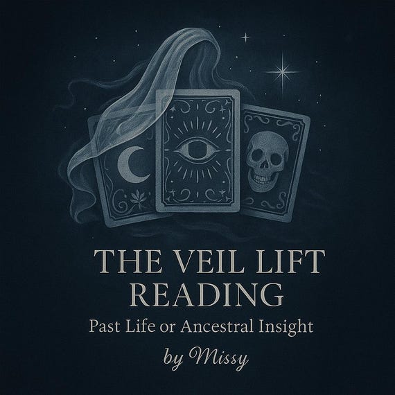 The Veil Lift Reading: Past Life or Ancestral Insight Tarot Reading