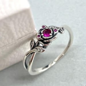 Disney Rose RingSterling Silber