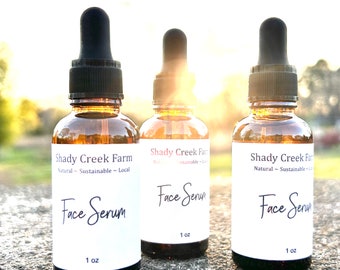 Organic Face Serum | Face Oil for Glowing Skin | Natural Skin Care | Face Moisturizer | Anti Aging Facial Serum | Dry Skin Serum |