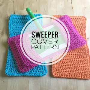 Crochet Pattern Reusable Crochet Sweeper Cover Pattern Sweeper Pad Pattern Wet Dry Mop Pattern Crochet Sweeper Mop Cover image 4