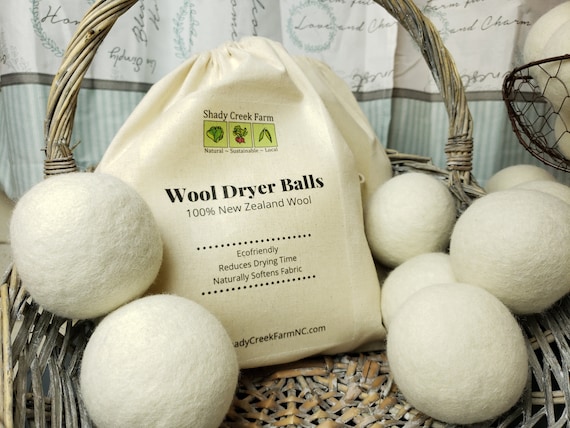 Organic Wool Dryer Balls XL Earth Friendly Laundry Dryer Balls Natural  Fabric Softener Alternative, Handmade Cruelty-free Compostable - Etsy