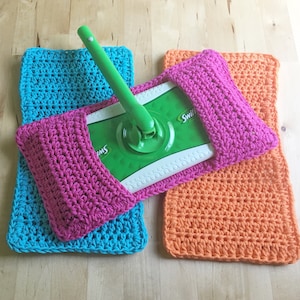 Crochet Pattern Reusable Crochet Sweeper Cover Pattern Sweeper Pad Pattern Wet Dry Mop Pattern Crochet Sweeper Mop Cover image 5