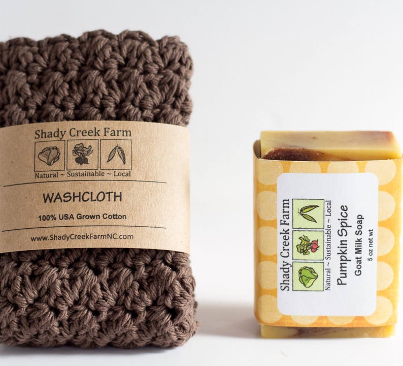 Christmas Gift Soap and Washcloth Gift Set Gift for women Etsy