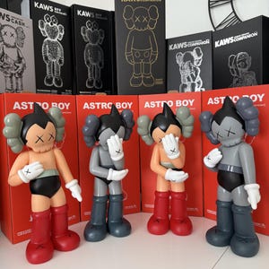 KAWS カウズ Astro Boy Vinyl Figure Red Astro Boy Red Original 1st Edition Art Toy by Kaws- Brian