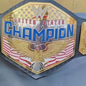 WWE United States Championship Belt Replica | Wrestling Title Belt | Fan Collectible Gift